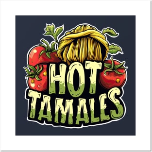 Mexican food hot tamales Posters and Art